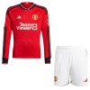 Maglia da Calcio a Maniche Lunghe Manchester United Casa 2023-24 per Bambino